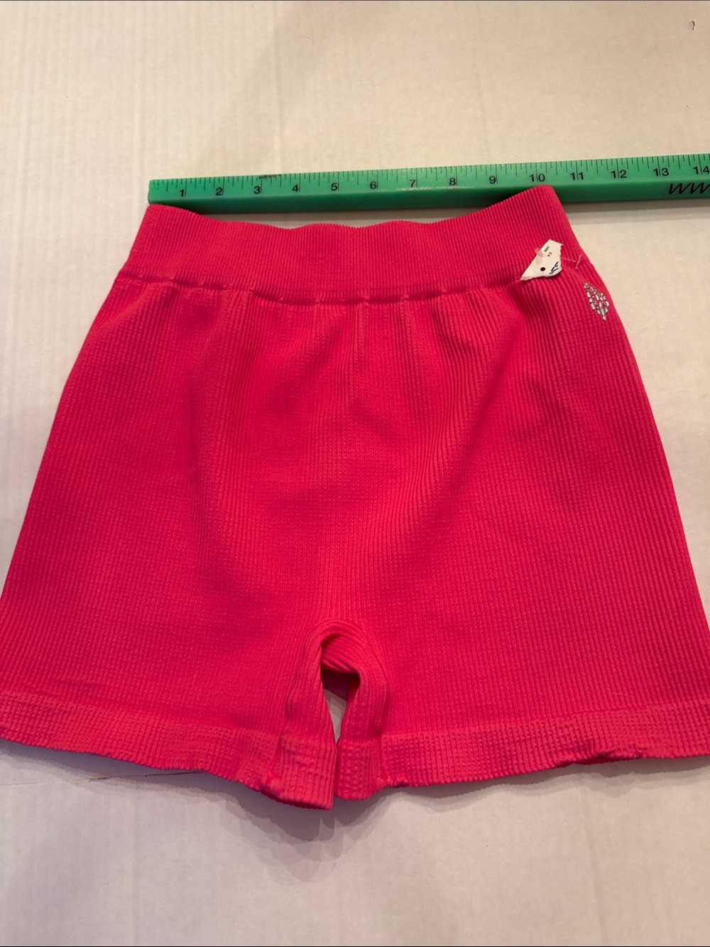 FP Movement by Free People Ribbed Bike Shorts - Hot Pink size Large NWOT
